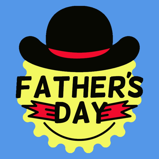 Fathers Day stickers & emoji app icon