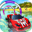 Floating Water Car Driving - Beach Surfing Racing icon