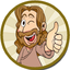 Correct or False: The Bible icon