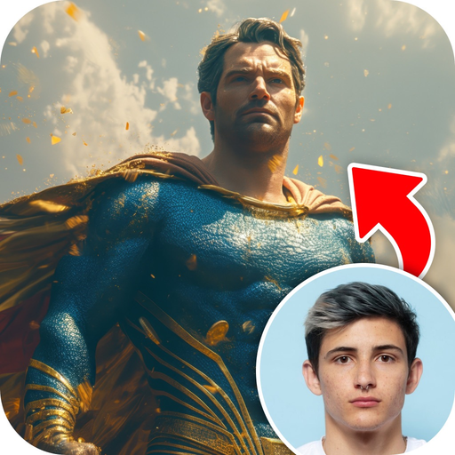 AI Super Power Video Editor app icon