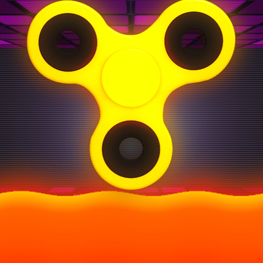Fidget Spinner Wheel Arcade Game The Floor is Lava app icon