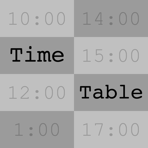 TimeTable - UTC/Time Zone Tool app icon