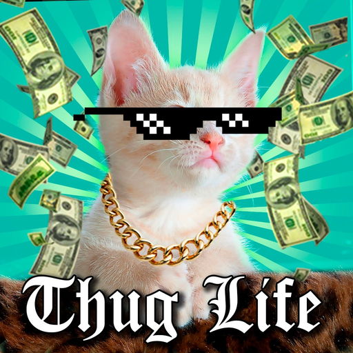 Thug Life Photo Stickers B) app icon