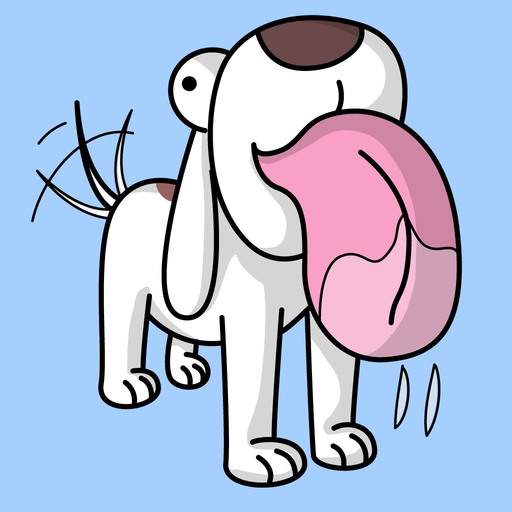 Sleepless Dog Stickers app icon