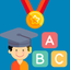 English Learning, Alphabet icon