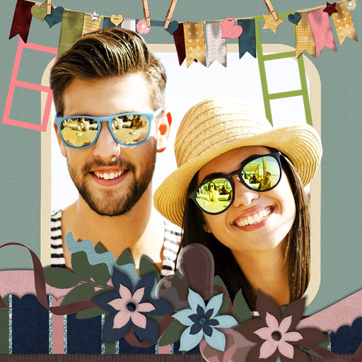 Best Photo Frames & Stickers app icon