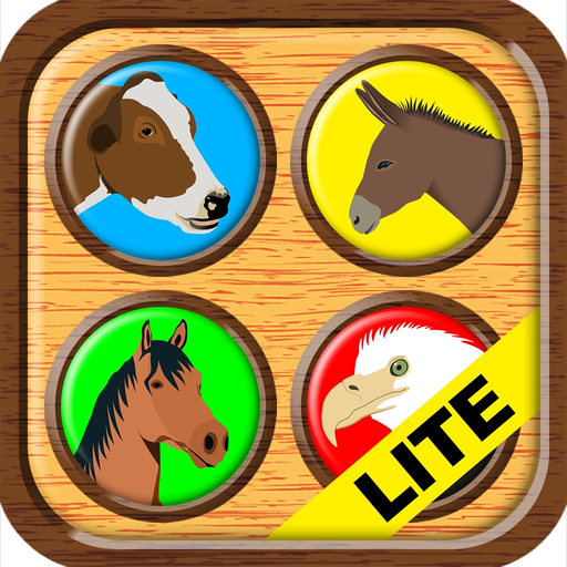 Big Button Box: Animals Lite - sound effects app icon