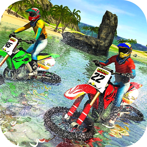 Beach Water Surfer Bike Racing - Motorbike Riding app icon