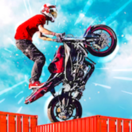 Dirtbike Roof Top Racing Game app icon