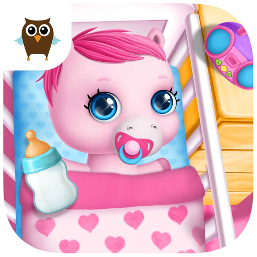 Pony Sisters Baby Horse Care - Babysitter Daycare app icon