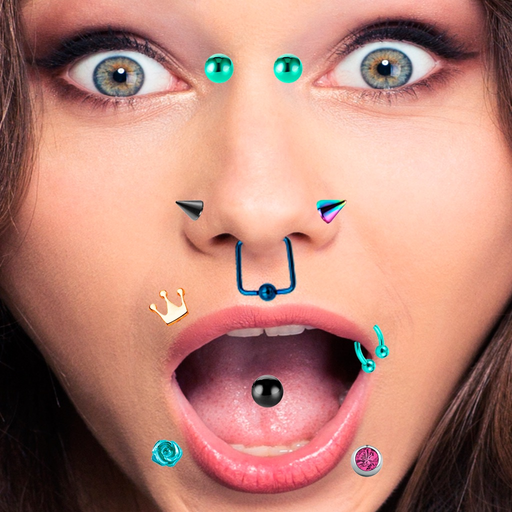 Piercing Photo Editor prank app icon