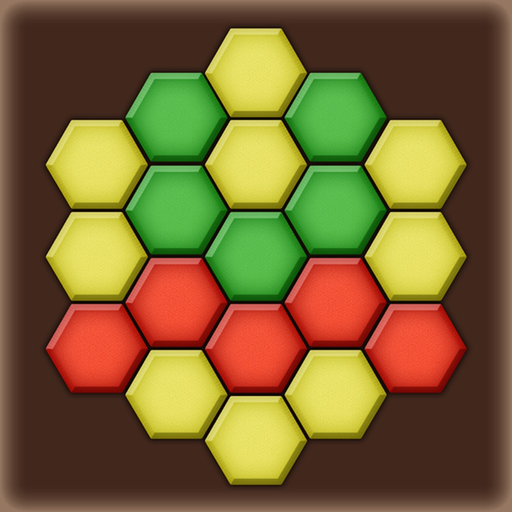 Color Lines. Hexagon app icon