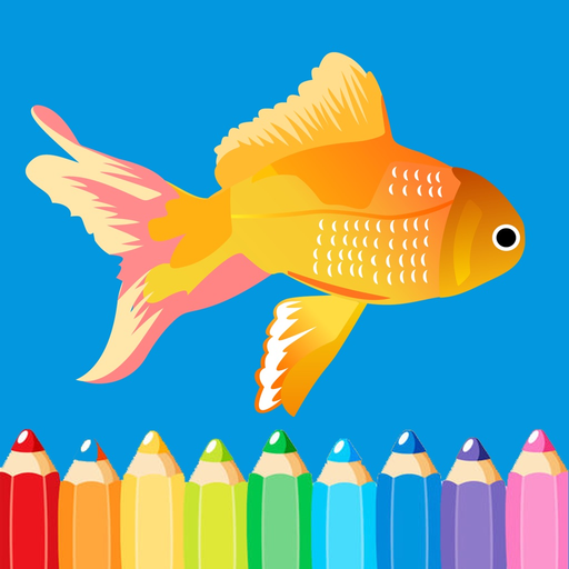 Food & Animal Coloring Pages - Easy Coloring Book app icon
