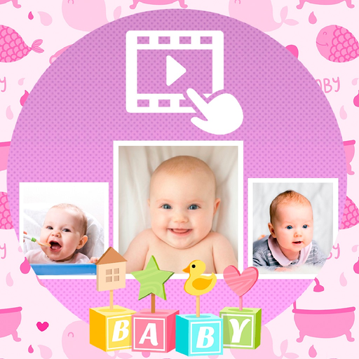 Create baby videos app icon