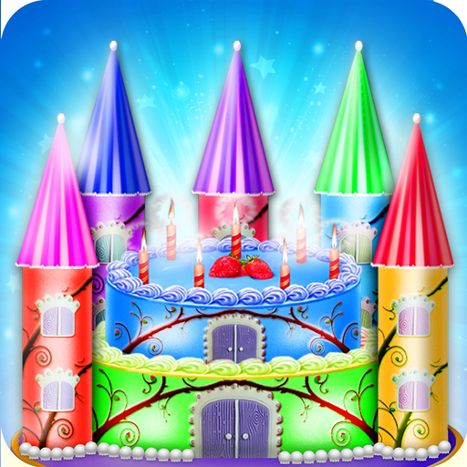 DIY Castle Cake Maker Cook! Royal Dessert Chef app icon