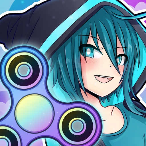 Anime Fidget Spinner Battle app icon