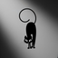 Black Funny Cat Stickers icon