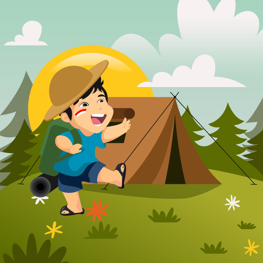 Summer Camp Stickers app icon