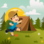 Summer Camp Stickers icon