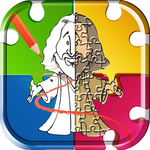 LDS Mormon Coloring Book And Jesus Christ Jigsaw app icon