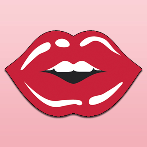 Beautiful Lips stickers emoji app icon