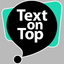 Text on Top Vision icon