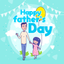 Father's Day Photo Frame cards icon