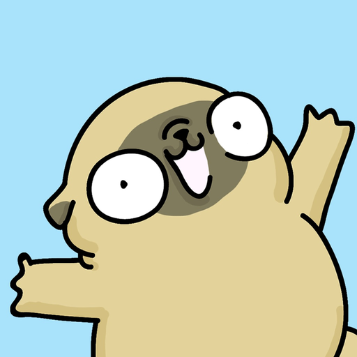 Mochi the pug app icon