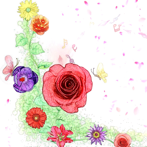 Flower Link Puzzle - Pop & Smash Match Game app icon