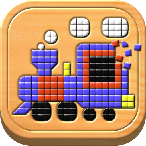 Kids Mosaic Art Shape and Color Picture Puzzles app icon