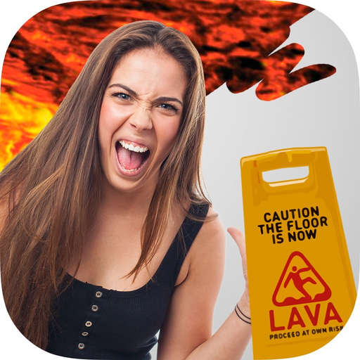Paint lava effects on photos – Photo editor app icon