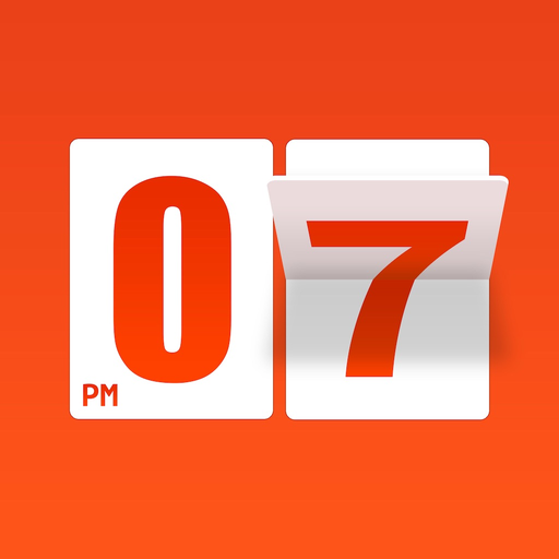 Flip Clock - minimalism digital alarm clock no ads app icon