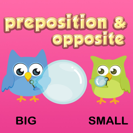 Preposition & Opposite Words Vocabulary For Kids app icon