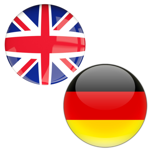 English to German app icon