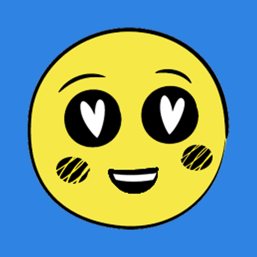 Top emoji stickers for message app icon
