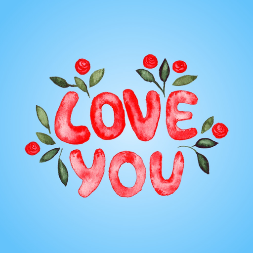 Good Night My Love - Watercolor Romantic Greetings app icon