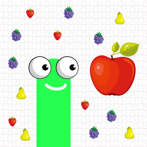 Snake Painter - Draw a movable snake to eat fruits app icon