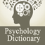 Psychology Dictionary Definitions Terms icon