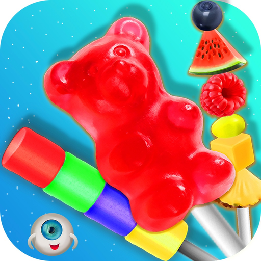 Sweet Gummy Candy Maker Chef! Rainbow Food Fair app icon