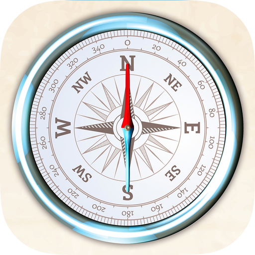Precise digital compass GPS app icon