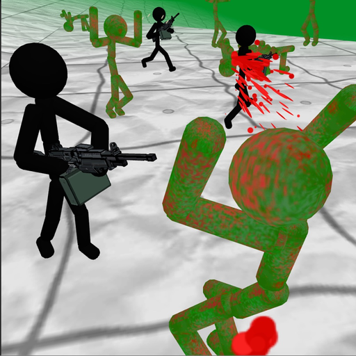 Stickman vs Zombies 3D app icon