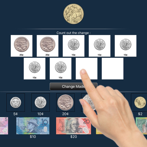 Making Change AUD app icon