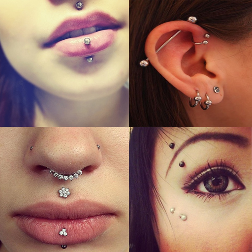 Piercing Studio Booth Photo Maker For Hot Looks app icon