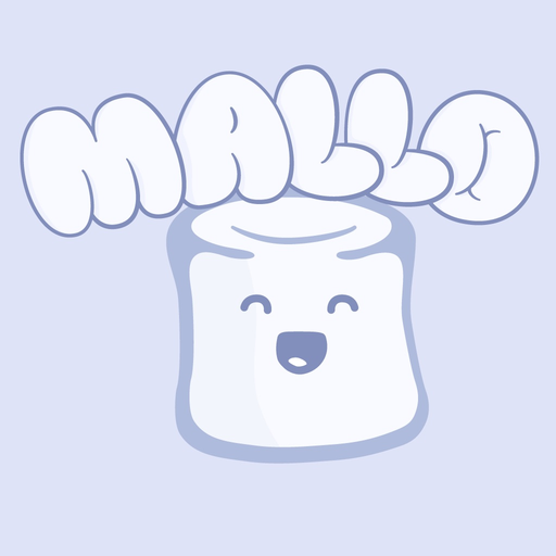 Mallo - marshmallow stickers app icon