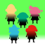 Easy Sudoku 4x4 to 7x7 for Color Figures icon