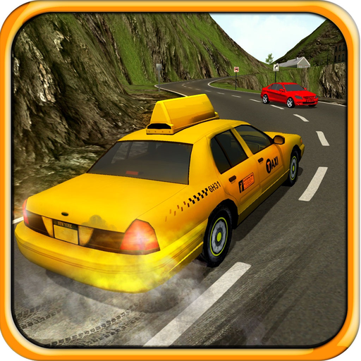 Crazy Hill Speed Taxi Driving 3D app icon