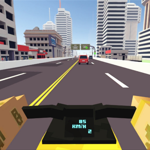 Blocky Moto Racing app icon