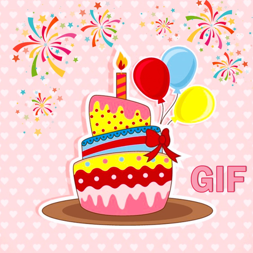 Happy Birthday Cake Sticker app icon