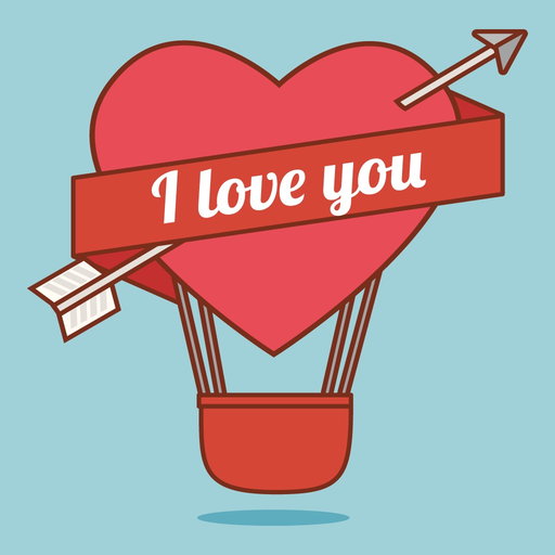 Love In Air-Kiss,Love Sticker app icon