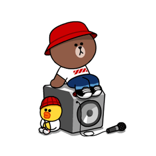 Beat Brown - LINE FRIENDS app icon